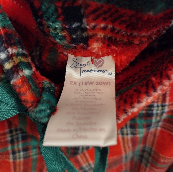 Secret Treasures plaid pajama pants - Picture 3 of 3